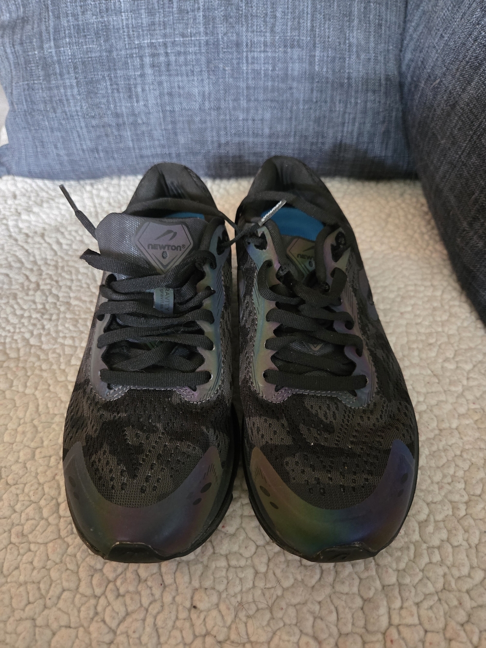 Newton Running Women's Black Iridescent Toe Runners